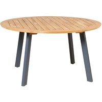 Runder Gartentisch aus Teakholz & Aluminium - modern - Darcey M Gartentisch / 145cm von Gartentraum.de