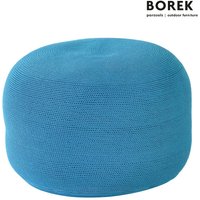 Rundes Boden Sitzkissen von Borek - türkis - Ardenza Seil - Crochette Sitzkissen von Gartentraum.de