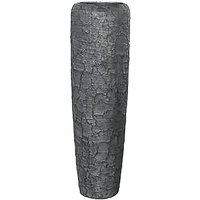 Schicke Indoor Vase - XXL - Grau - Mit Einsatz - Tekle / 75x34cm (HxDm) / ohne Wasserstandsanzeiger von Gartentraum.de