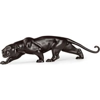 Schleichender Panther als Bronze Gartenfigur - Panther klein von Gartentraum.de