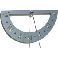 Schlichte Wandsonnenuhr aus Edelstahl - Wandsonnenuhr S1 Schlichte Wandsonnenuhr aus Edelstahl - Wandsonnenuhr S1 von Gartentraum.de
