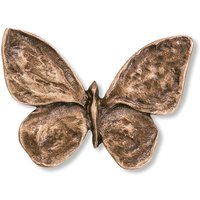 Schmetterling Fassadendeko aus robustem Metall - Schmetterling Pan / Bronze Patina Asche von Gartentraum.de