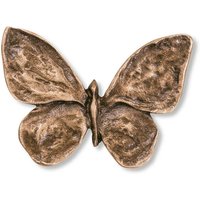 Schmetterling Fassadendeko aus robustem Metall - Schmetterling Pan / Bronze hellbraun von Gartentraum.de