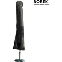 Schutzhülle für Sonnenschirme von Borek - anthrazit - Synthetik - Schutzhülle / für 250x250cm, 200x300cm von Gartentraum.de
