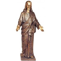 Segnende Jesusfigur - Bronzeskulptur mit Plinthe - Christus Divino / Bronze Patina grün Segnende Jesusfigur - Bronzeskulptur mit Plinthe - Christus Divino / Bronze Patina grün von Gartentraum.de