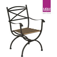 Sessel für Balkon & Garten - MBM - Schmiedeeisen - Sessel Medici / ohne Sitzkissen von Gartentraum.de