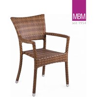 Sessel für den Garten mit Arm- und Rückenlehne von MBM - Sessel Bellini Prinz / ohne Sitzkissen von Gartentraum.de