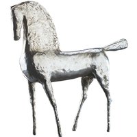 Silberne Pferdeskulptur aus limitiertem Kunsthandwerk - Pferd, silber Silberne Pferdeskulptur aus limitiertem Kunsthandwerk - Pferd, silber von Gartentraum.de
