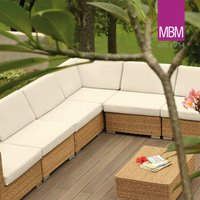 Sitzkissen für Ecklounge Modul Bellini von MBM - Eckmodul Sitzkissen Bellini / Sahara von Gartentraum.de