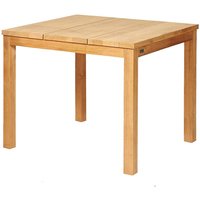 Stabiler Outdoor Holztisch aus Teakholz - eckig - Alice Gartentisch / 75x91x91cm von Gartentraum.de