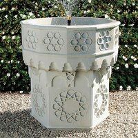 Stein Gartenbrunnen mit Pumpe - Andalucia / Terrakotta von Gartentraum.de