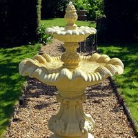 Stein Guss Kaskaden Gartenbrunnen - Napoliano / Terrakotta von Gartentraum.de
