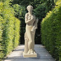 Steinfigur Vier Jahreszeiten - Sommer / Portland Weiß von Gartentraum.de