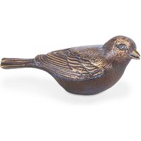 Stilvolle Gartendeko Vogelfigur aus Metall - Vogel Mio / Aluminium grau von Gartentraum.de