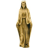 Stilvolle Maria Bronzeskulptur für den Garten - stehend - Madonna Impana von Gartentraum.de