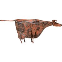 Stilvolle Tierfigur limitierte Kuh aus Bronzeguss - Kuh von Gartentraum.de