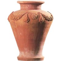 Stilvolle Vase aus Terrakotta für draußen - Cosimo von Gartentraum.de