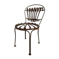 Stilvoller Stuhl für den Garten nostalgisch - Josette / grün von Gartentraum.de