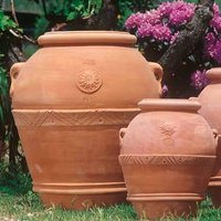 Stilvoller Terrakotta Krug für Pflanzen - Mantegna / 80cm Höhe Stilvoller Terrakotta Krug für Pflanzen - Mantegna / 80cm Höhe von Gartentraum.de