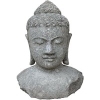 Thai Buddha Naturstein Kopf - Rhaaki / 100 cm Thai Buddha Naturstein Kopf - Rhaaki / 100 cm von Gartentraum.de