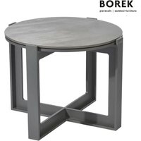 Tiefer Gartentisch mit Dektonplatte - anthrazit - Tisch Faro von Gartentraum.de