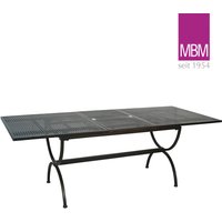 Tisch ausziehbar für Terrasse & Garten - MBM - Metall/Eisen - 100x165/215x73cm - Ausziehtisch Romeo von Gartentraum.de