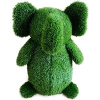 Topiary Gartenfigur Elefant aus Kunstrasen zur Bewässerung - Elefant Xenio von Gartentraum.de