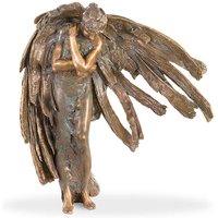 Trauernder Engel - Gartenskulptur aus Bronze - Angelo Piangere / Bronze braun von Gartentraum.de