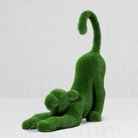 Verspieltes Löwen-Baby Topiary - Gartenplastik - Leonti von Gartentraum.de