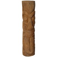 Von Hand geschnitzte Tiki Gartenskulptur aus Holz der Kokospalme - Putu / 150cm von Gartentraum.de