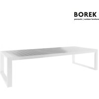 Weißer XXL Esstisch von Borek aus Aluminium - Vitoria Esstisch von Gartentraum.de