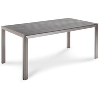 Wetterbeständiger Esstisch aus Aluminium 180cm - Tisch Gruso von Gartentraum.de