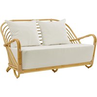 Wetterbeständiges 2-Sitzer Outdoorsofa mit weißen Kissen - Gartensofa Celeste Wetterbeständiges 2-Sitzer Outdoorsofa mit weißen Kissen - Gartensofa Celeste von Gartentraum.de