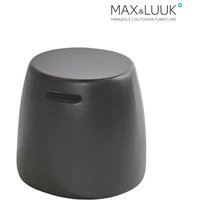 Wetterfester dunkler Beistelltisch von Max & Luuk - Nick Hocker von Gartentraum.de