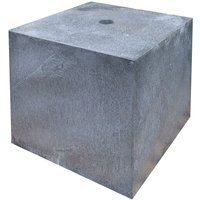 Würfel Quellstein für den Garten aus Metall - Ellebana / Stahl galvanisiert von Gartentraum.de