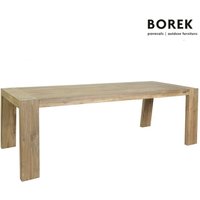 XXL Borek Gartentisch aus recyceltem Teakholz - Esstisch Cadiz / 75x240x90cm (HxBxT von Gartentraum.de