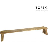 XXL Gartenbank aus recyceltem Teakholz - 300cm - Holzbank Parga von Gartentraum.de