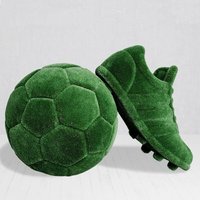 XXL Gartendeko - Fußball & Fußballschuh aus GFK & Kunstrasen - Scarpa e Calcio von Gartentraum.de