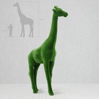 XXL Gartenskulptur Giraffe - lebensgroß - Topiary - grün - Gustav XXL Gartenskulptur Giraffe - lebensgroß - Topiary - grün - Gustav von Gartentraum.de