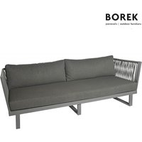 XXL-Gartensofa in Rope-Optik für Gartenlounge - Altea Sofa / Grau von Gartentraum.de