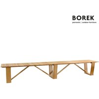 XXL Gartentisch von Borek - Teak Holz - 75x500x90cm - extra groß - Roma Esstisch von Gartentraum.de