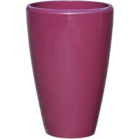 XXL Gartenvase hoch - Steinzeug frostsicher - fuchsia modern - Elektra Roza / 43x60cm (DmxH) von Gartentraum.de