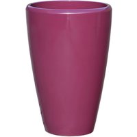 XXL Gartenvase hoch - Steinzeug frostsicher - fuchsia modern - Elektra Roza / 45x100cm (DmxH) von Gartentraum.de