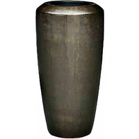 XXL Indoor Vase - Polystone - Braun - Mit Einsatz - Osayi / 90x46cm (HxDm) / mit Wasserstandsanzeiger von Gartentraum.de