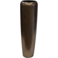 XXL Indoor Vase mit Einsatz - Polystone - Bronze - Rund - Amanuel / 117x34cm (HxDm) / ohne Wasserstandsanzeiger von Gartentraum.de