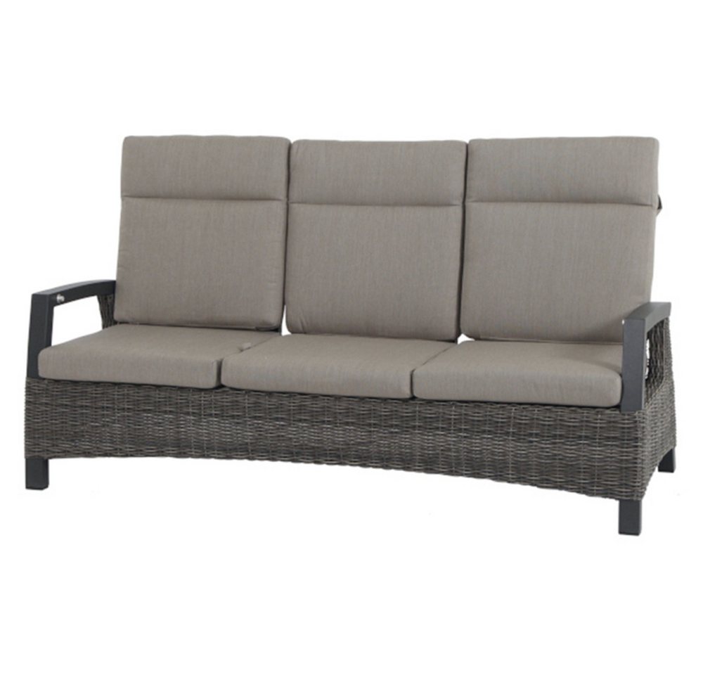 GAUTZSCH 3-Sitzer in matt anthrazit, charcoal grey, taupe meliert von GAUTZSCH