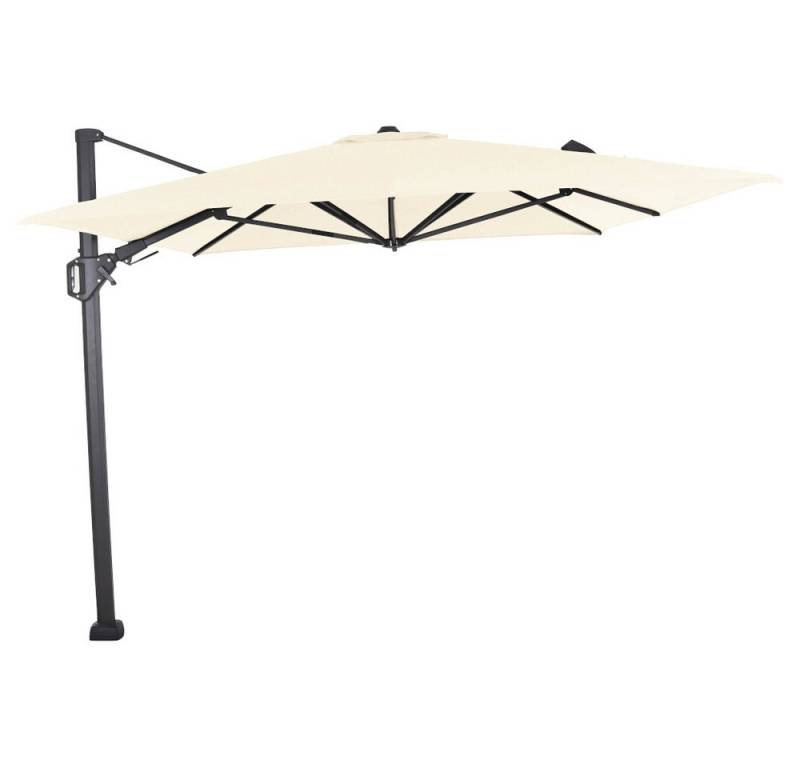 Gartentrends Ampelschirm SUNSET N+, in ecru, - 350x252x260cm (BxHxT) von Gartentrends