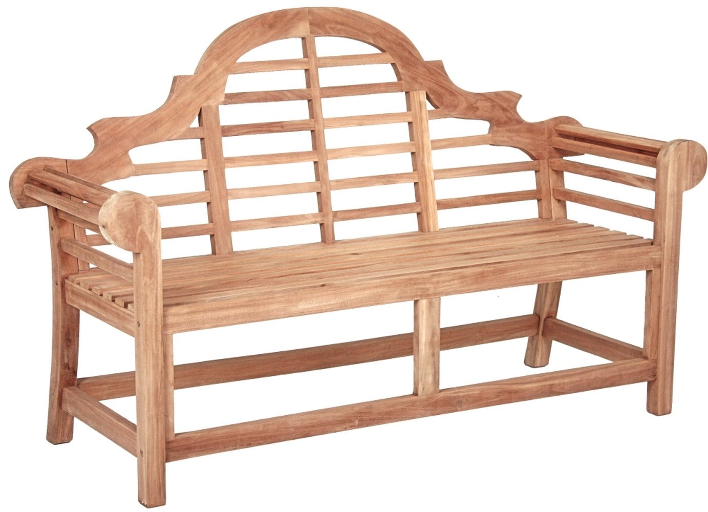 Gartentrends Gartenbank Picadilli, aus Teak in natur. Abmessungen (LxBxH) 46x141x45 cm von Gartentrends