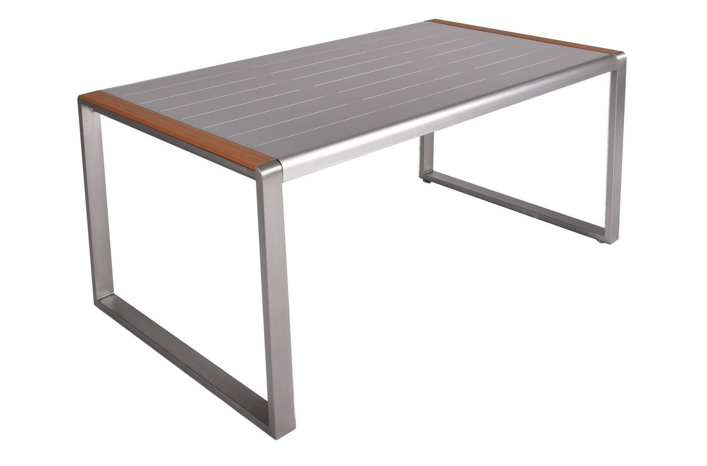 Gartentrends Gartentisch Ava, aus Aluminium in grau. Abmessungen (BxHxT) 90x74x160 cm von Gartentrends