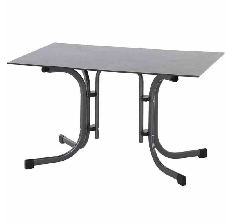 Gartentrends Gartentisch Sola, in anthrazit, dark stone - 120x70x80 (BxHxT) von Gartentrends